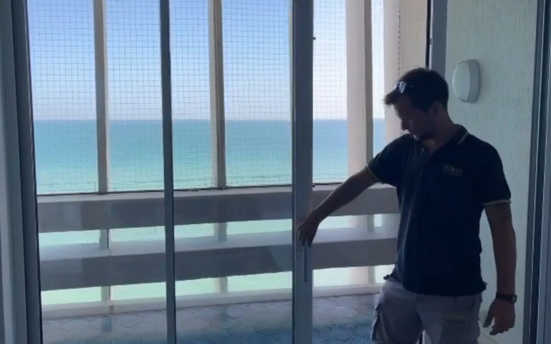 scorrevole EL 145 SE di gastaldello sistemi installata in un appartamento a Grado (GO)