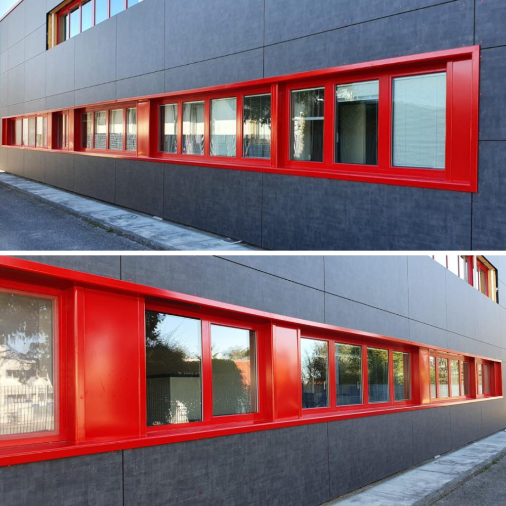 friul sider gs 2 Speciale colore: infissi in alluminio.